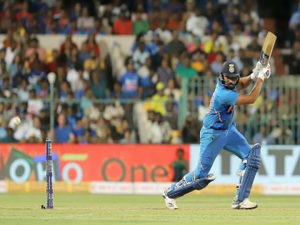 IND Vs NZ, 3rd T20I: Rohit's stunning 50, Pandey, Jadeja's finish help India post 179/5 | IND Vs NZ, 3rd T20I : रोहित शर्माची दमदार खेळी; टीम इंडियानं उभं केलं तगडं आव्हान