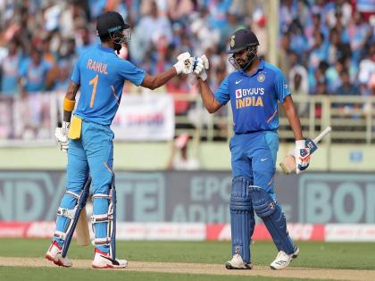 India vs West Indies, 2nd ODI: Rohit Sharma break MS Dhoni record, Hit Most six against Wi in ODI ( Indian)  | India vs West Indies, 2nd ODI: रोहित शर्मानं मोडला महेंद्रसिंग धोनीचा विक्रम, ठरला अव्वल