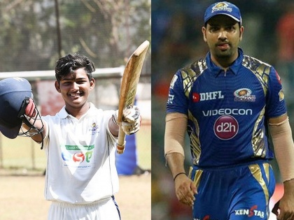 IPL 2019: Mumbai Indians tease Rohit Sharma as a teenager goes past his record score of 264 | IPL 2019 : मुंबई इंडियन्सला नवा 'हिटमॅन' सापडला; रोहित शर्माला पाठवला मॅसेज