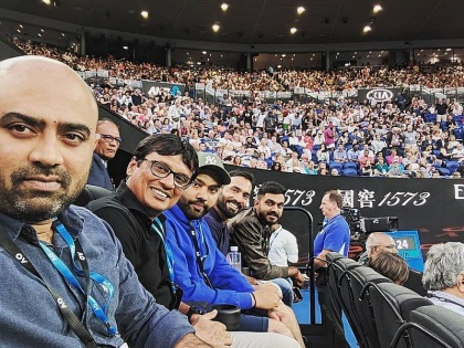 India vs Australia: Rohit Sharma and Dinesh Karthik to watch the Australia Open | India vs Australia : ऑस्ट्रेलिया ओपन पाहायला रोहित शर्मा, दिनेश कार्तिक कोर्टवर