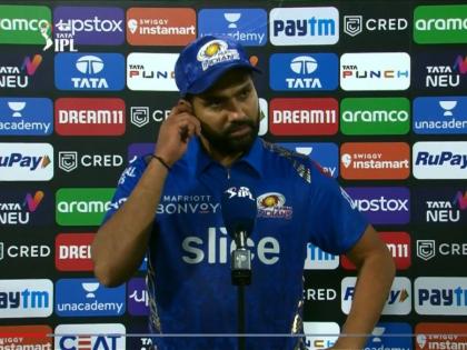 IPL 2022 MI vs RCB Live Updates : Rohit Sharma:"I wanted to bat longer but got out at the wrong time. Credit to Surya, but we knew it wasn't enough. Batters need to bat deep." | Rohit Sharma IPL 2022 MI vs RCB Live Updates : Mumbai Indians सलग चौथ्यांदा हरले, कर्णधार रोहित शर्माने बघा कोणावर खापर फोडले, Video   