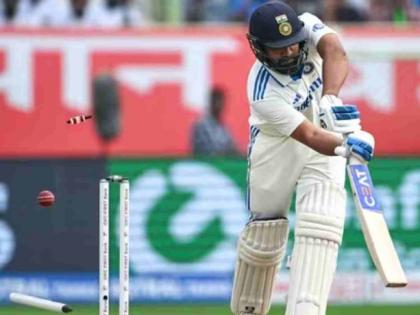 IND vs ENG 3rd Test : Rohit Sharma loses middle stump to net bowler, gets dismissed again off next ball | रोहित शर्माने तिसऱ्या कसोटीतून विश्रांती घ्यायला हवी का? सराव सत्रात घडलेल्या प्रकारामुळे चर्चा 