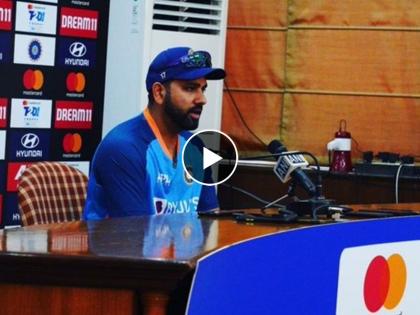 IND vs AUS :  Kitne sawaal puchte ho? Rohit Sharma's hilarious comment after reporter's question goes viral, Video | IND vs AUS : किती प्रश्न विचारतो तू? रोहित शर्मानं लाईव्ह पत्रकार परिषदेत उडवली खिल्ली, Video Viral  