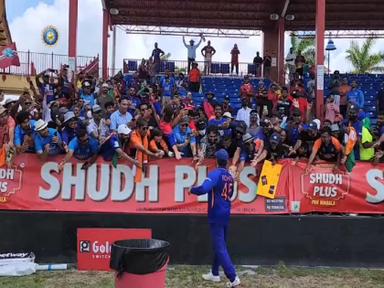 Rohit Sharma's craze in America; fans gathered to cheered up him in ground; see VIDEO | भारतामध्येच नाही तर अमेरिकेतही रोहित शर्माची क्रेझ; VIDEO पाहून चक्रावून जाल...