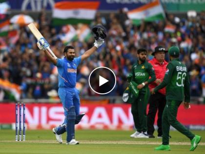 On this day in 2019, Rohit Sharma scored a match-winning 140 against Pakistan in the world cup, Mumbai Indians share funny video of Hitman | Rohit Sharma scored 140 against Pakistan : जेव्हा मी पाकिस्तानचा प्रशिक्षक बनेन...!; Mumbai Indians कडून रोहित शर्माचा 'तो' Video व्हायरल