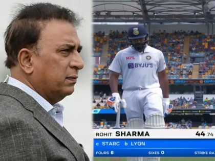 IND vs AUS 4th Test : Rohit Sharma throws his wickets, Sunil Gavaskar angree on dismissal, Video  | India vs Australia, 4th Test : रोहित शर्मानं विकेट फेकली; सुनील गावस्करांनी जाहीर वाभाडे काढले, Video 