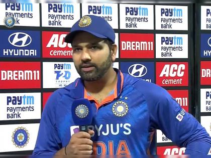 IND vs WI, 2nd T20I Live Update : We were a little sloppy in the field, a little disappointed with that, We wan to try and minimise those mistakes moving forward, Rohit Sharma watch Video | IND vs WI, 2nd T20I Live Update : मालिका विजयानंतरही रोहित शर्मा नाराज; विराट, वेंकटेश, भुवनेश्वर यांच्याबद्दल म्हणाला..., Video