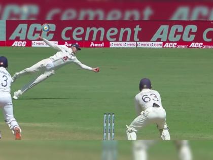 IND vs ENG, 1st Test : Joe Root takes a stunning catch at cover & Ajinkya Rahane departs for one, India are 73-4, Video | India vs England, 1st Test : जो रुटची कमाल; अविश्वसनीय झेल घेत अजिंक्य रहाणेला पाठवलं माघारी, Video  