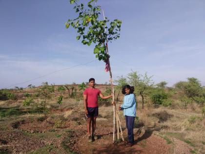 Rohit & Rakshita bansode- younger siblings who works for water conservation. | लहानग्या भावाबहिणीने फुलवलं माळरानावर बन, अडवलं पाणी !