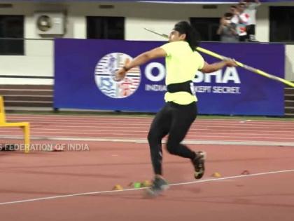 Neeraj Chopra wins gold in Federation Cup 2024 Javelin Throw event with 82.27m in fourth attempt, DP Man ( 82.06m) & Uttam ( 78.39m) won silver and brownz respectively, Kishore Jena finishes outside of the Top 3 with a best attempt of 75.49 | Neeraj Chopra : नीरज चोप्राने आणखी एक सुवर्णपदक जिंकले, महाराष्ट्राच्या पाटीलची 'उत्तम' कामगिरी