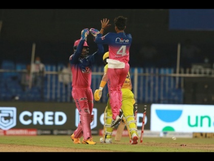 CSK vs RR Latest News : Rajasthan Royals defeat Chennai Super Kings by 16 runs | CSK vs RR Latest News : शारजात पडला षटकारांचा पाऊस, राजस्थान रॉयल्सने मारली बाजी