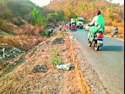 Hinjewadi to Ghatavade road leads to trap of death | हिंजवडी ते घोटावडे रस्ता बनलाय मृत्यूचा सापळा