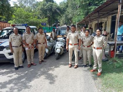 RTO action against bike-taxi transporting illegal passengers in Nagpur Four vehicles seized | नागपुरात अवैध प्रवासी वाहतूक करणाऱ्या बाईक-टॅक्सीवर आरटीओची कारवाई; चार वाहने जप्त