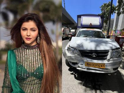 Due to the impact I hit my head and lower back, so was in a state of shock says Rubina Dilaik | Rubina Dilaik : "अपघातामुळे माझ्या डोक्याला आणि पाठीला मार लागलाय; मला मोठा धक्का बसलाय"