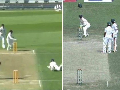 Video: cricket fans witnesses another hilarious run-out! | Video: 'हा' पडला, 'तो' धडपडला अन् रन-आउटचा भारी किस्सा घडला!