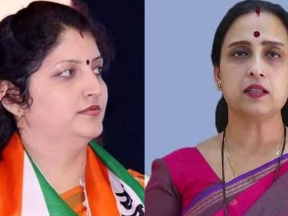 Tai's husband himself accused of corruption; Aho tai ... rupali chakankar on chitra wagh | Chitra wagh : ताईंचा नवरा स्वत: भ्रष्टाचाराच्या गुन्ह्यात अडकलेला आरोपी अन् ; अहो ताई...