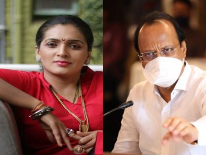 Ajit Pawar gave great honor, Rupali Patil thombare attacked on MNS | अजित पवारांनी मोठा सन्मान केला, रुपाली पाटलांनी पहिल्यांदाच मनसेला लगावला टोला