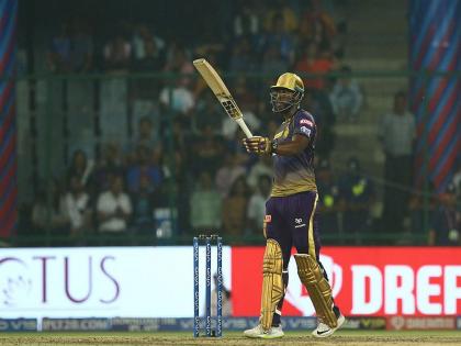 IPL 2019 : Andre Russell Fastest to reach 1000 runs (in 545 balls) in IPL | IPL 2019 : KKRच्या आंद्रे रसेलचा विक्रम; वीरेंद्र सेहवाग, रिषभ पंतला टाकले मागे