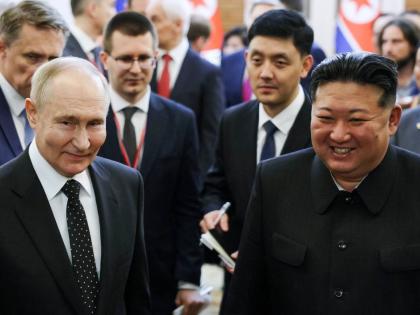 If you approach Russia North Korea's Kim Jong-un warns America, Japan | 'जर तुम्ही रशियाकडे...', उत्तर कोरियाच्या किम जोंग यांचा अमेरिका, जपानला इशारा If you approach Russia North Korea's Kim Jong-un warns America, Japan | 'जर तुम्ही रशियाकडे...', उत्तर कोरियाच्या किम जोंग यांचा अमेरिका, जपानला इशारा