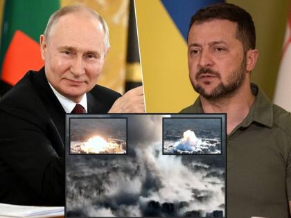 Russia's attack shook Ukraine kharkiv claiming to have used the father of all bombs Watch the scary video | रशियाच्या हल्ल्याने युक्रेन हादरला, ‘फादर ऑफ ऑल बॉम्ब’ चा वापर केल्याचा दावा! बघा धडकी भरवणारा VIDEO