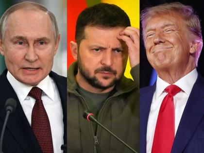 Donald Trump big U-turn on Russia-Ukraine ceasefire Said Putin Zelensky will talk face to face first | रशिया-युक्रेन युद्धबंदीवर ट्रम्प यांचा मोठा यू-टर्न...! म्हणाले, पुतिन-झेलेन्स्की आधी समोरा-समोर बोलतील Donald Trump big U-turn on Russia-Ukraine ceasefire Said Putin Zelensky will talk face to face first | रशिया-युक्रेन युद्धबंदीवर ट्रम्प यांचा मोठा यू-टर्न...! म्हणाले, पुतिन-झेलेन्स्की आधी समोरा-समोर बोलतील
