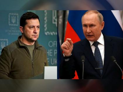 Russia ukraine war news All of Ukraine is ours Putin claims Zelensky's entire country This is the answer he got | "संपूर्ण युक्रेन आमचा..."; पुतिन यांनी झेलेन्स्की यांच्या संपूर्ण देशावरच ठोकला दावा! मिळालं असं उत्तर Russia ukraine war news All of Ukraine is ours Putin claims Zelensky's entire country This is the answer he got | "संपूर्ण युक्रेन आमचा..."; पुतिन यांनी झेलेन्स्की यांच्या संपूर्ण देशावरच ठोकला दावा! मिळालं असं उत्तर