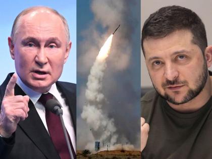 russia ukraine war Vladimir Putin on the offensive again Russia fired 100 missiles at Ukraine Zelensky's claim | व्लादिमीर पुतिन पुन्हा आक्रमक मोडवर? रशियानं युक्रेनवर डागले 100 मिसाइल्स; झेलेन्स्की यांचा दावा