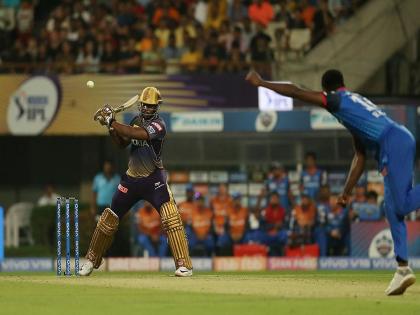 IPL 2019 KKRvsDC: No ball saga, Andre Russell's point out poor umpiring | IPL 2019 KKRvsDC : पुन्हा नो बॉलचा घोळ, आंद्रे रसेलची तीव्र शब्दात नाराजी