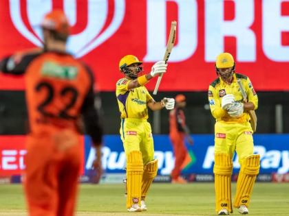 IPL 2022, CSK vs SRH Live Updates : 33 ball fifty for Ruturaj Gaikwad and Sachin completed 1000 runs in IPL from 31 innings - fastest by an Indian in IPL history. | Ruturaj Gaikwad IPL 2022, CSK vs SRH Live Updates : MS Dhoni कॅप्टन होताच ऋतुराज गायकवाड फॉर्मात परतला, थेट Sachin Tendulkar च्या विक्रमाशी केली बरोबरी