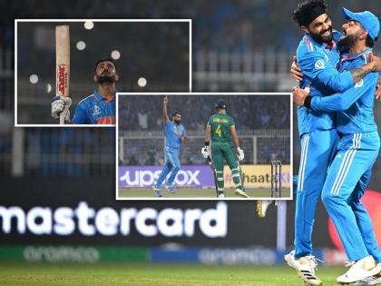 ICC ODI World Cup IND vs SA Live Marathi : Virat Kohli hundred, Sir Ravindra Jadeja A solid 29*(15) and 5 wicket haul, INDIA DEFEATED SOUTH AFRICA BY 243 RUNS | IND vs SA Live : विजयाचं गिफ्ट! विराटचे ऐतिहासिक शतक, जडेजाचा 'पंजा'; भारताचा 'आठ'वावा प्रताप