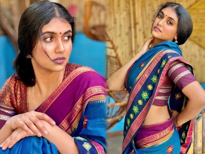 Rinku rajguru share her beautiful saree pictures on social media | अभिनेत्री रिंकू राजगुरूच्या साडीतल्या फोटोंनी चाहत्यांना लावलं याड, म्हणतायेत-अती सुंदर