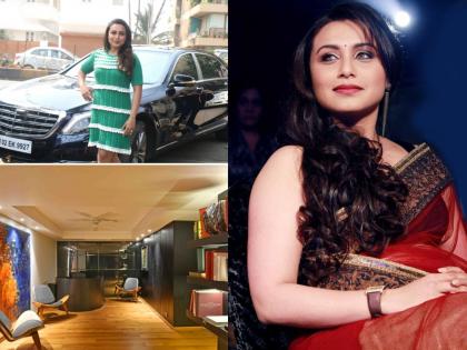 Actress Rani Mukherjee lives in royal style, find out how much is her wealth? | महागड्या गाड्या, कोट्यावधींचं घर...राजेशाही थाटात जगते राणी मुखर्जी, जाणून घ्या किती आहे तिची संपत्ती?