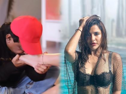 Ram Gopal Varma licks feet of actress Ashu Reddy, shocking pictures go viral!