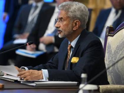 Jaishankar angry at SCO meeting! Strongly opposes Chinese BRI, praises India-Middle East Corridor | SCO बैठकीत जयशंकर संतापले! चिनी BRI ला कडाडून विरोध, भारत-मिडल ईस्ट कॉरिडॉरचे केले कौतुक