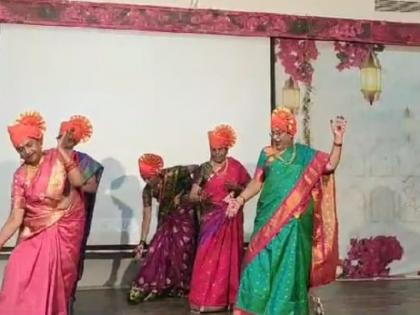 Chandrapur Azad Garden Laughter Club Anniversary : 70 to 82 year old women also performed dance | ‘आज आनंदी आनंद झाला’, वयोवृद्ध महिलांनी केली एकच धमाल