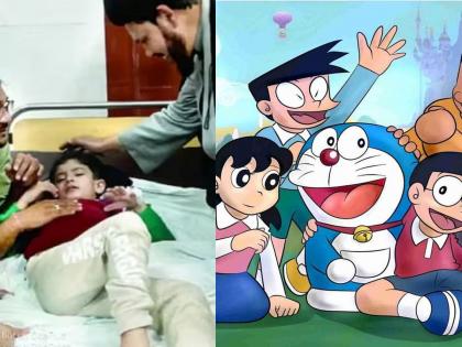 The building was moving...! Doraemon's Trick Saves Six-Year-Old Boy's Life; Death of mother and grandmother at Lucknow building collapse | बिल्डिंग हलत होती...! डोरेमॉनच्या ट्रिकने वाचवला सहा वर्षांच्या मुलाचा जीव; आई-आजीचा मृत्यू