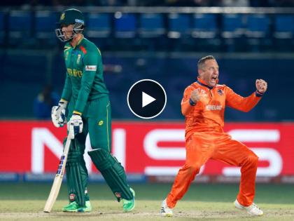 ICC ODI World Cup SA vs NED Live : 44/4, SOUTH AFRICA IN BIG TROUBLE, NETHERLANDS HAVE STUNNED Proteas IN DHARAMSHALA, video  | SA vs NED Live : माजी खेळाडू ठरला वैरी! दक्षिण आफ्रिकेचे ४ फलंदाज परतले माघारी, नेदरलँड्स पडतायेत भारी, Video 