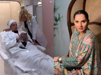 Sania Mirza hospitalized posted her photo and told why she is in hospital | Sania Mirza: सानिया मिर्झा रुग्णालयात, नक्की झालं काय? स्वत:च पोस्ट करत दिली माहिती