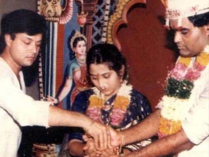 Sachin Pilgaonkar shared Ashok Saraf-Nivedita Saraf's wedding photo | सचिन पिळगावकरांनी शेअर केला अशोक-निवेदीता सराफ यांच्या लग्नाचा फोटो