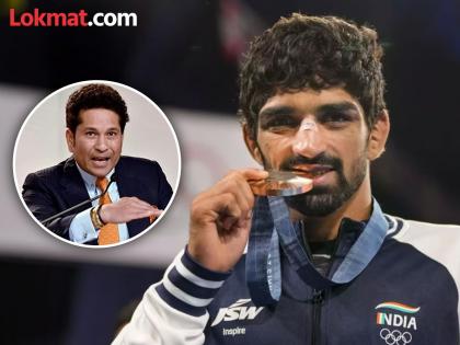 Sachin Tendulkar Congratulations Aman Sehrawat On Becoming India's Youngest Olympic Medal Winner |  तुझं यश ते स्वर्गातून पाहत असतील! विक्रमी पराक्रम करणाऱ्या अमनसाठी सचिनची खास पोस्ट