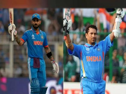 Sachin Tendulkar has praised Virat Kohli after scoring a world record century in the ind vs sa match in ICC ODI World Cup 2023 | Virat Kohli : मला जो विक्रम नाही जमला तो तू कर...! सचिन तेंडुलकरनं दिलं 'विराट' लक्ष्य