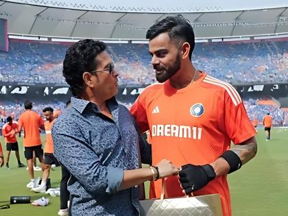 Virat Kohli impossible to break Sachin's record of 100 centuries; Brian Lara | विराट कोहली सचिनचा १०० शतकांचा विक्रम मोडणे अशक्य; महान खेळाडूने समजावली वस्तूस्थिती