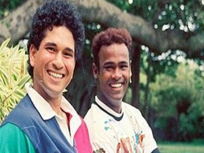 Vinod Kambli remembers Sachin Tendulkar's brilient innings | विनोद कांबळीला आठवली सचिन तेंडुलकरची ब्रेबॉर्नवरील 'ती' खेळी