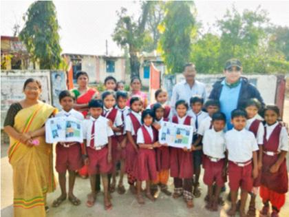 Vikramaditya Bharat Ratna Sachin Tendulkar attended Zilla Parishad Primary School in Chandrapur | ...अन् धड्यातील‘आवडता खेळाडू’ साक्षात भेटला; झेडपी शाळेत सचिन तेंडुलकरची हजेरी