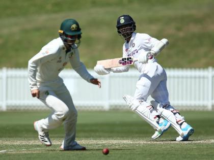 AUSA vs INDA : The first practice game between India A and Australia A ended in draw | IND vs AUS : वृद्धीमान सहाच्या फटकेबाजीनं ऑस्ट्रेलियन गोलंदाजांना दमवलं, सामना अनिर्णीत