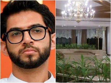 Inside, Aditya Thackeray was holding a meeting, outside, a chandelier with a slab collapsed; Incident at Sahyadri Guest House | आत आदित्य ठाकरे बैठक घेत होते, बाहेर स्लॅबसह झुंबर कोसळलं; सह्याद्री अतिथगृहातील घटना