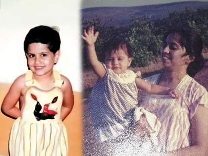 Do you recognize this little girl?, this girl is today famous actress in marathi cinema | ओळखलंत का या चिमुकलीला?, आईच्या कडेवर असलेली ही मुलगी आहे मराठी सिनेसृष्टीवर गाजवतेय अधिराज्य