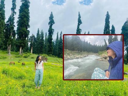 sai pallavi posted beautiful photos from kashmir fans commented natural beauty | काश्मीरच्या निसर्गरम्य वातावरणात रमली साई पल्लवी, चाहते म्हणाले, 'नॅचरल ब्युटी...'