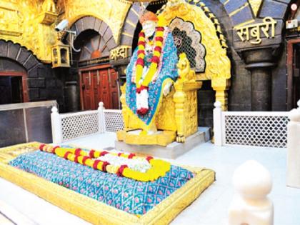 Water seepage in the basement below the Sai Samadhi temple; Five hundred liters of water falls outside every day ... | साईसमाधी मंदिराखालील तळघरात पाण्याचा पाझर; रोज पाचशे लीटर पाणी पडतेय बाहेर... 