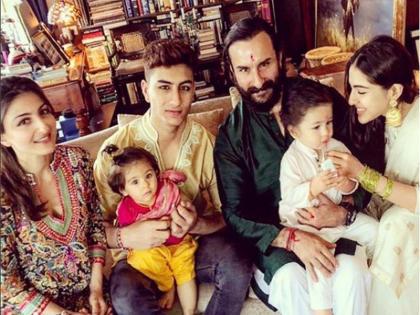 Raksha bandhan 2018 taimur inaaya ibrahim and sara ali khan had the best rakhi ever | Rakshabandhab Special : असं साजरं झालं पटोदी खानदानामध्ये रक्षाबंधन; पाहा फोटो!